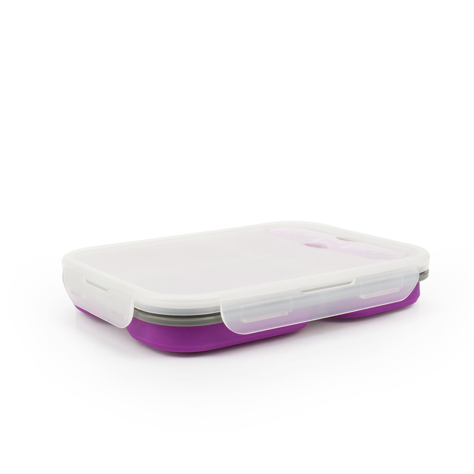 Tupperware compressible 3 compartments (spoon/fork)